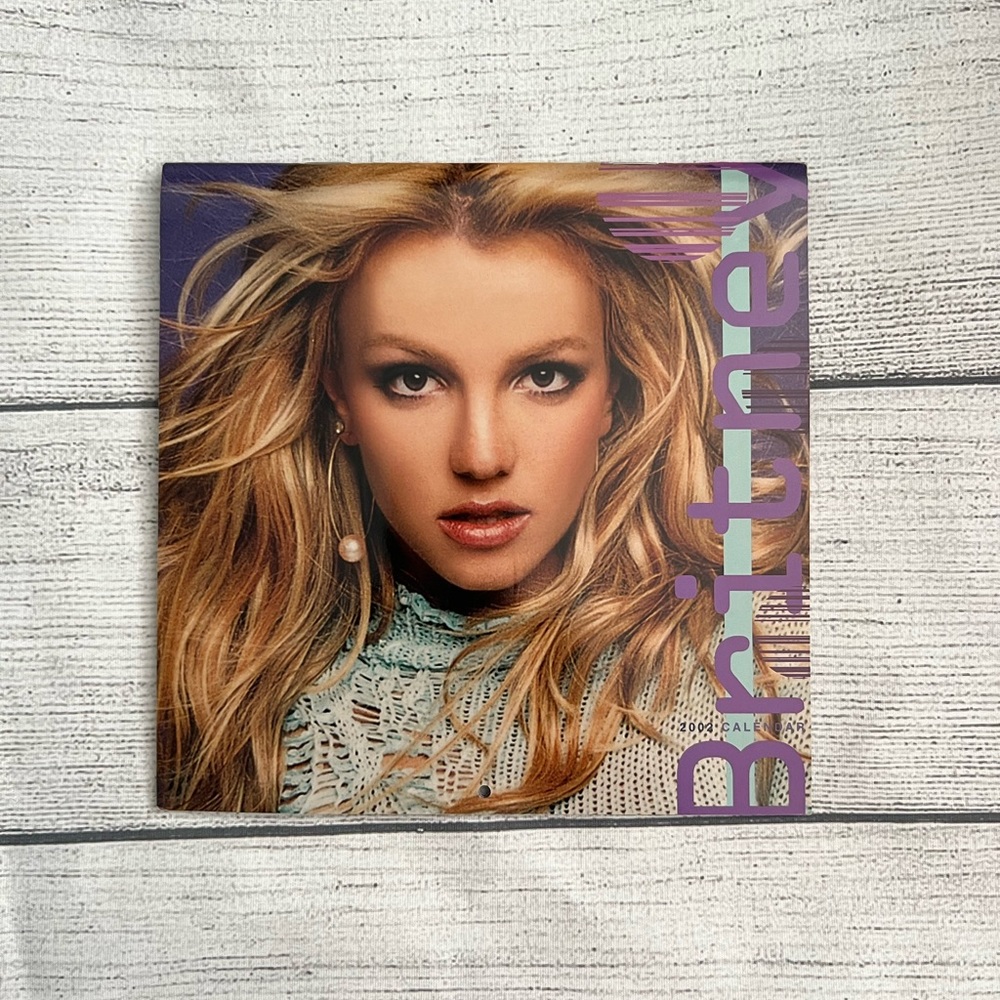Britney Spears 2002 Vintage Calendar